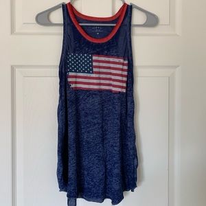 USA flag tank top